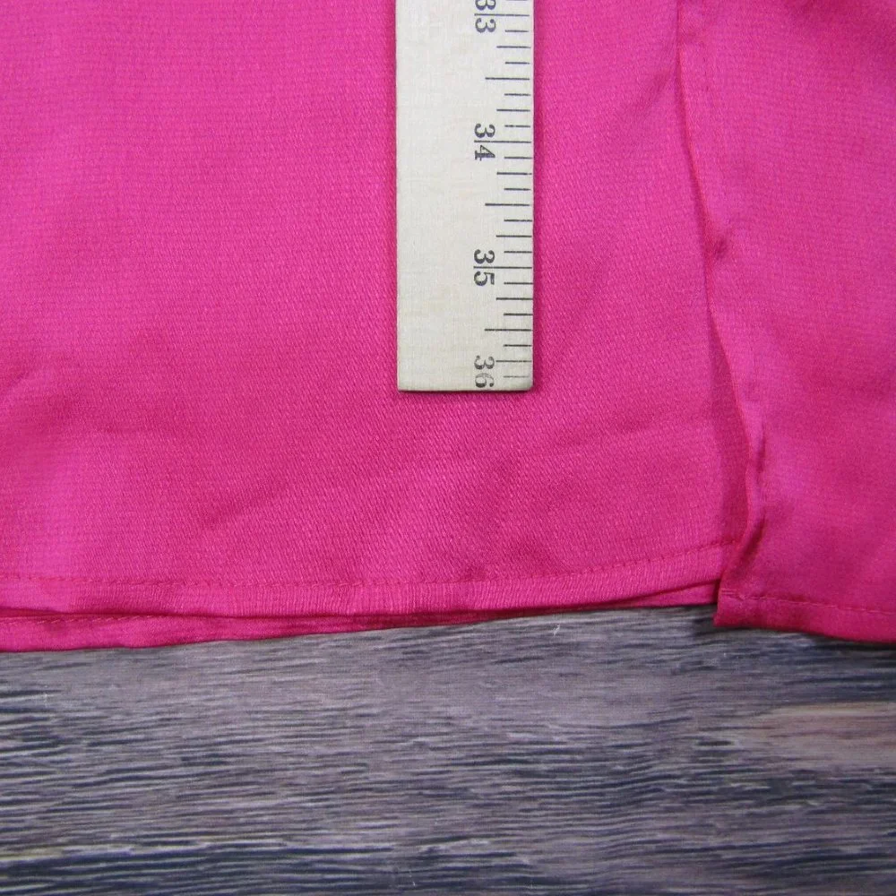 NSR NEW NWT Womens Medium Pink Lily Smocked Front Midi Dress - Picture 6 of 7